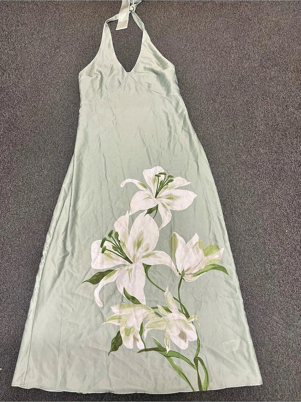 Joie Floral Maxi Dress in Green & Pink Size 8